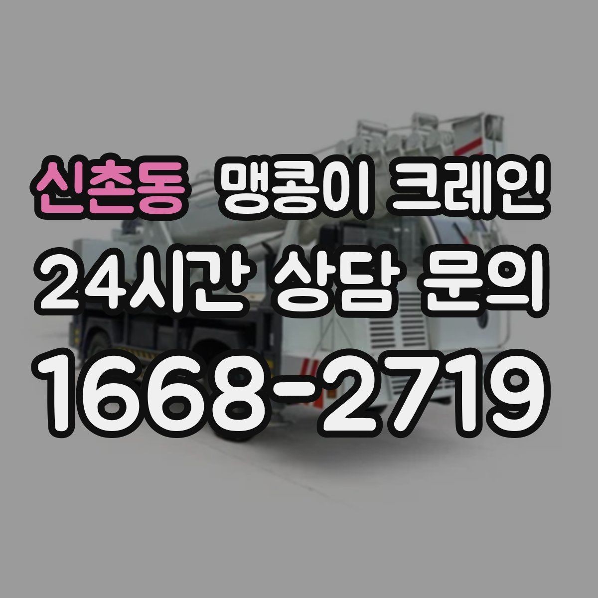신촌동 맹콩이 크레인 카고 크레인과 어떤 점이 다른가요