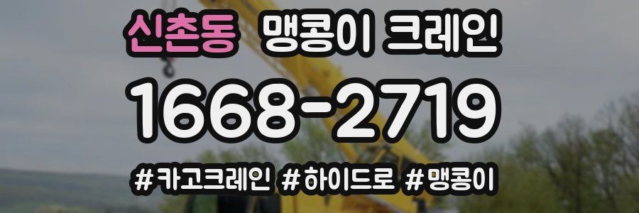 신촌동 맹콩이 크레인