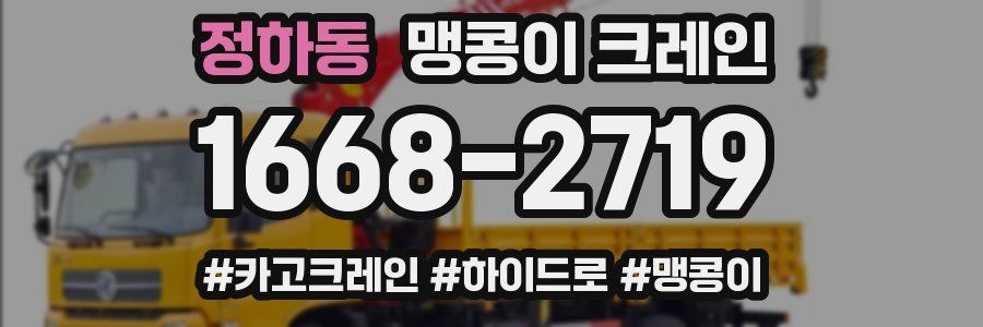 정하동 맹콩이 크레인