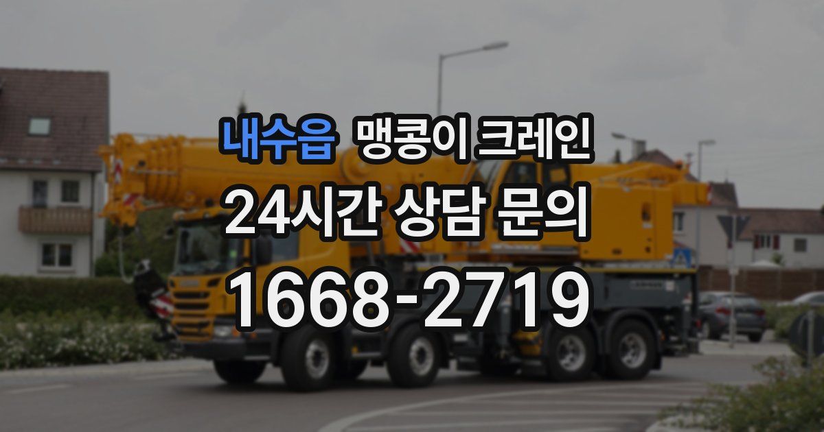 내수읍 맹콩이 크레인