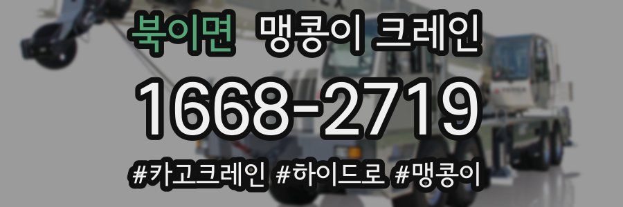 북이면 맹콩이 크레인