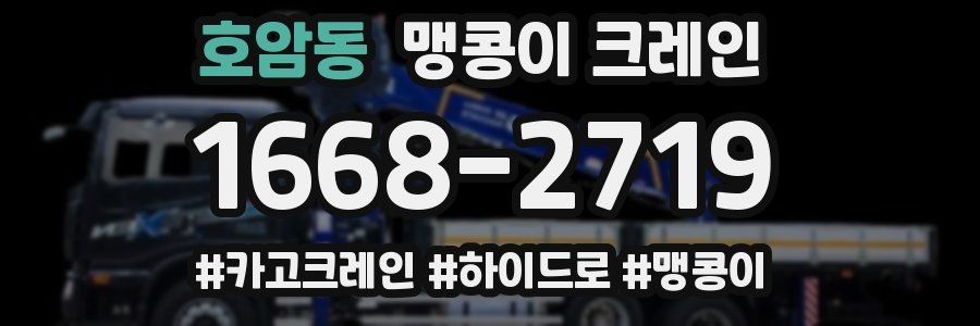 호암동 맹콩이 크레인