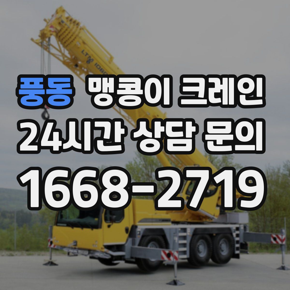 풍동 맹콩이 크레인