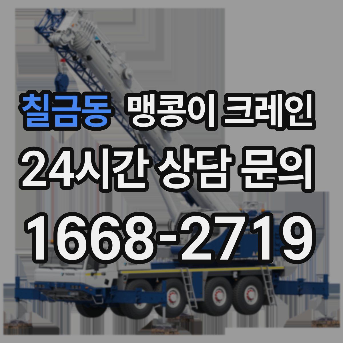 칠금동 맹콩이 크레인