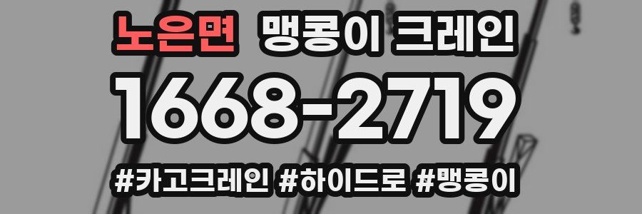 노은면 맹콩이 크레인