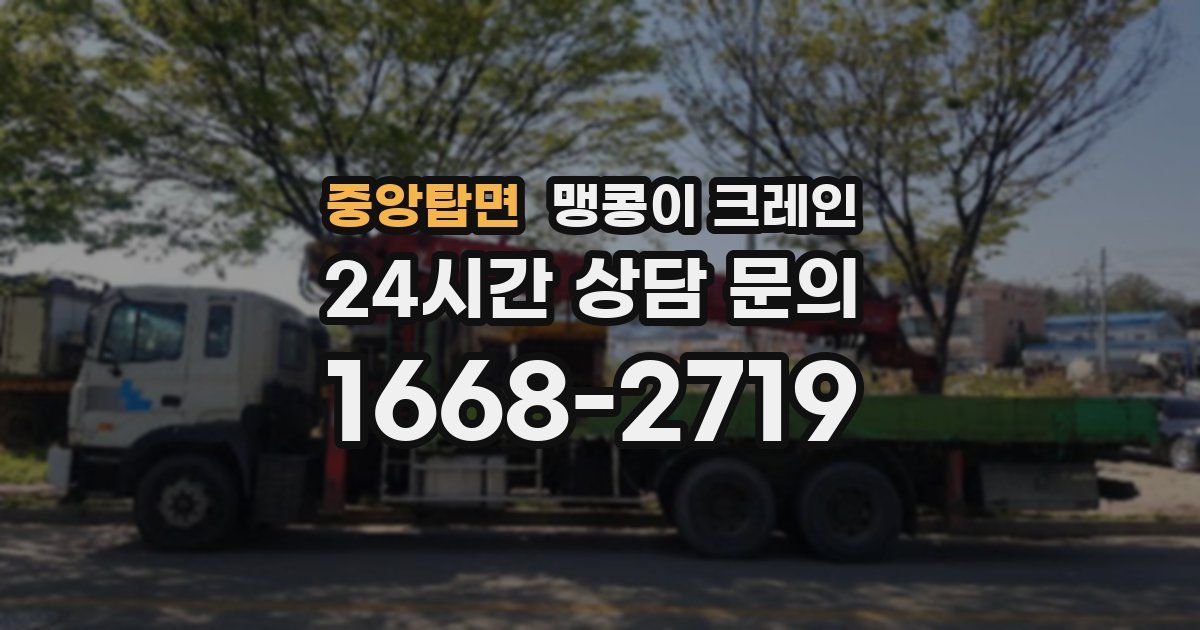 중앙탑면 맹콩이 크레인