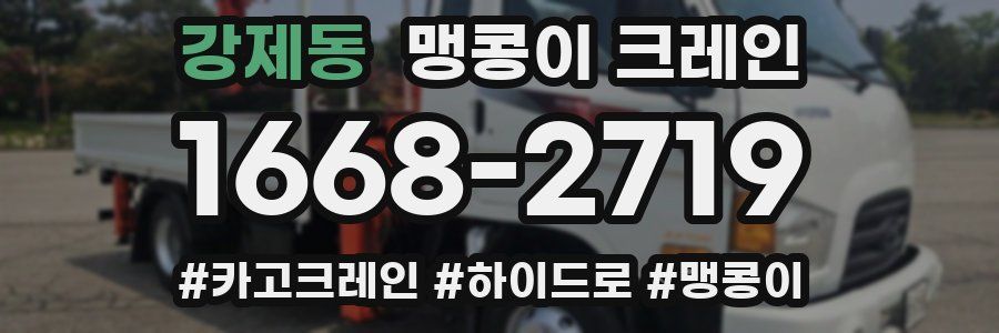 강제동 맹콩이 크레인