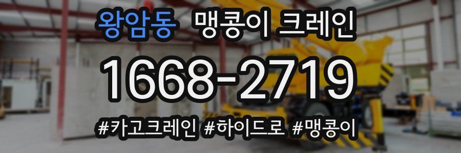 왕암동 맹콩이 크레인