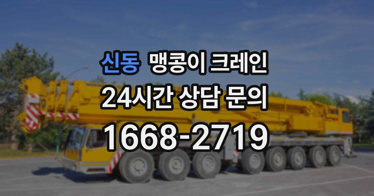 신동 맹콩이 크레인