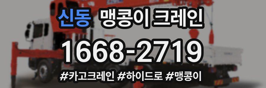 신동 맹콩이 크레인