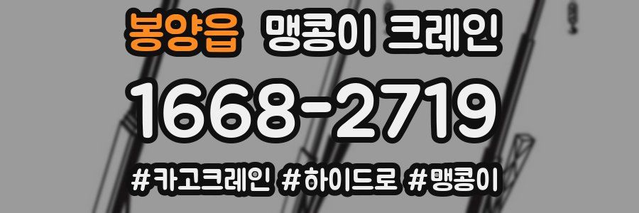 봉양읍 맹콩이 크레인