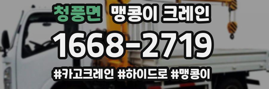 청풍면 맹콩이 크레인