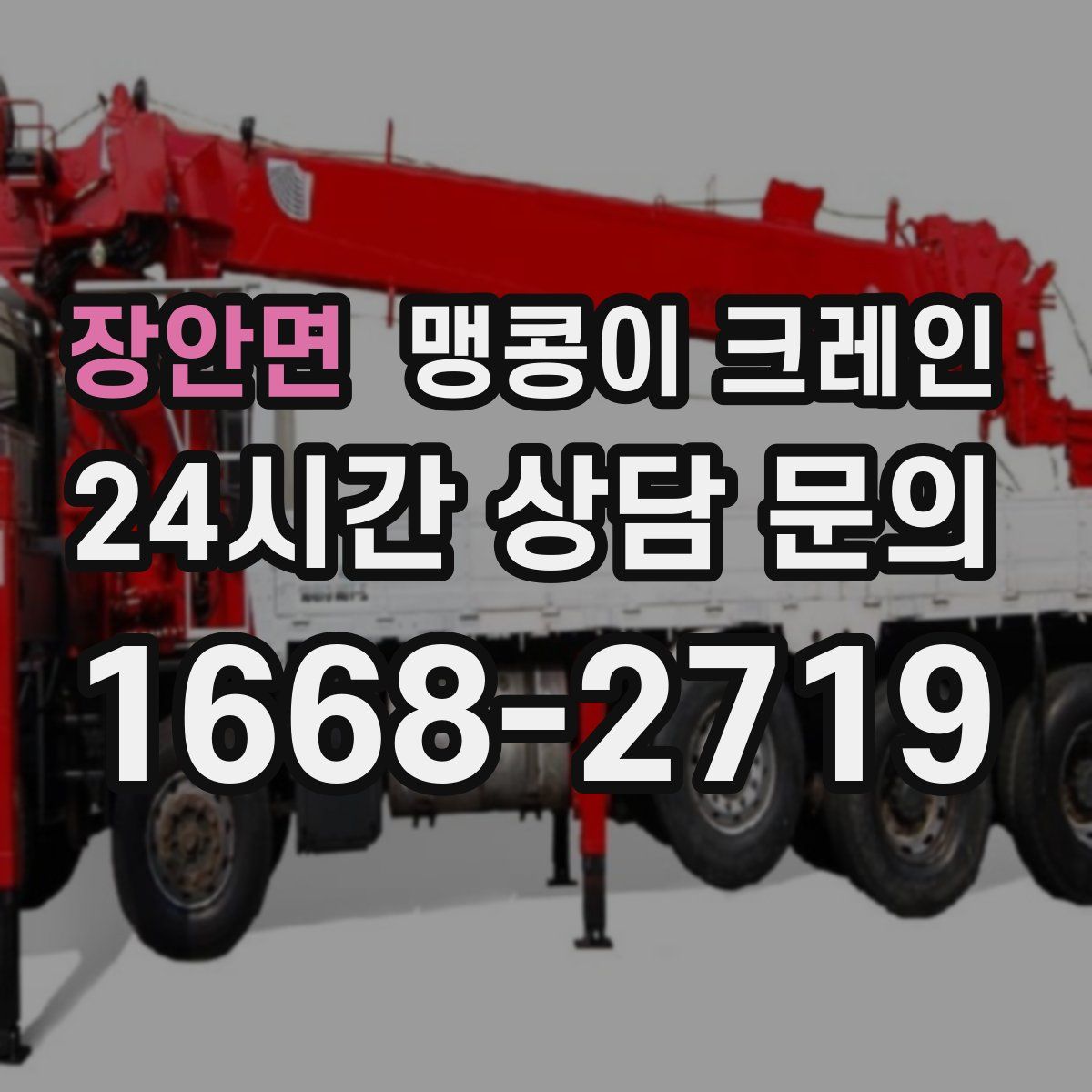 장안면 맹콩이 크레인