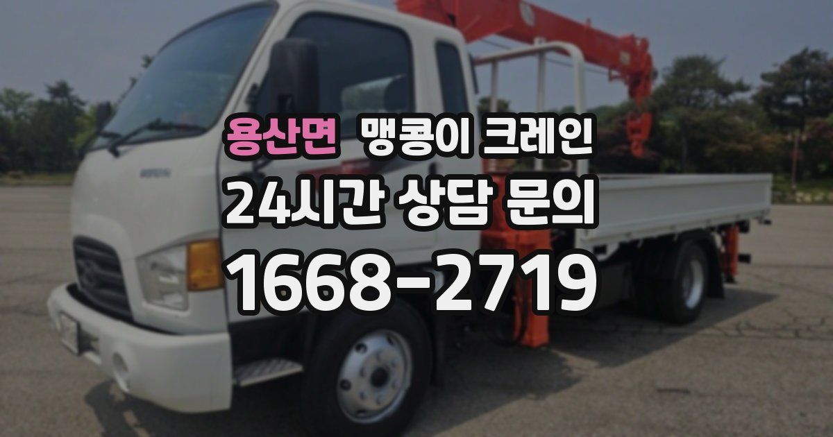 용산면 맹콩이 크레인