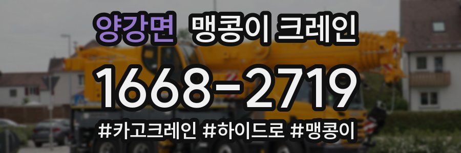 양강면 맹콩이 크레인