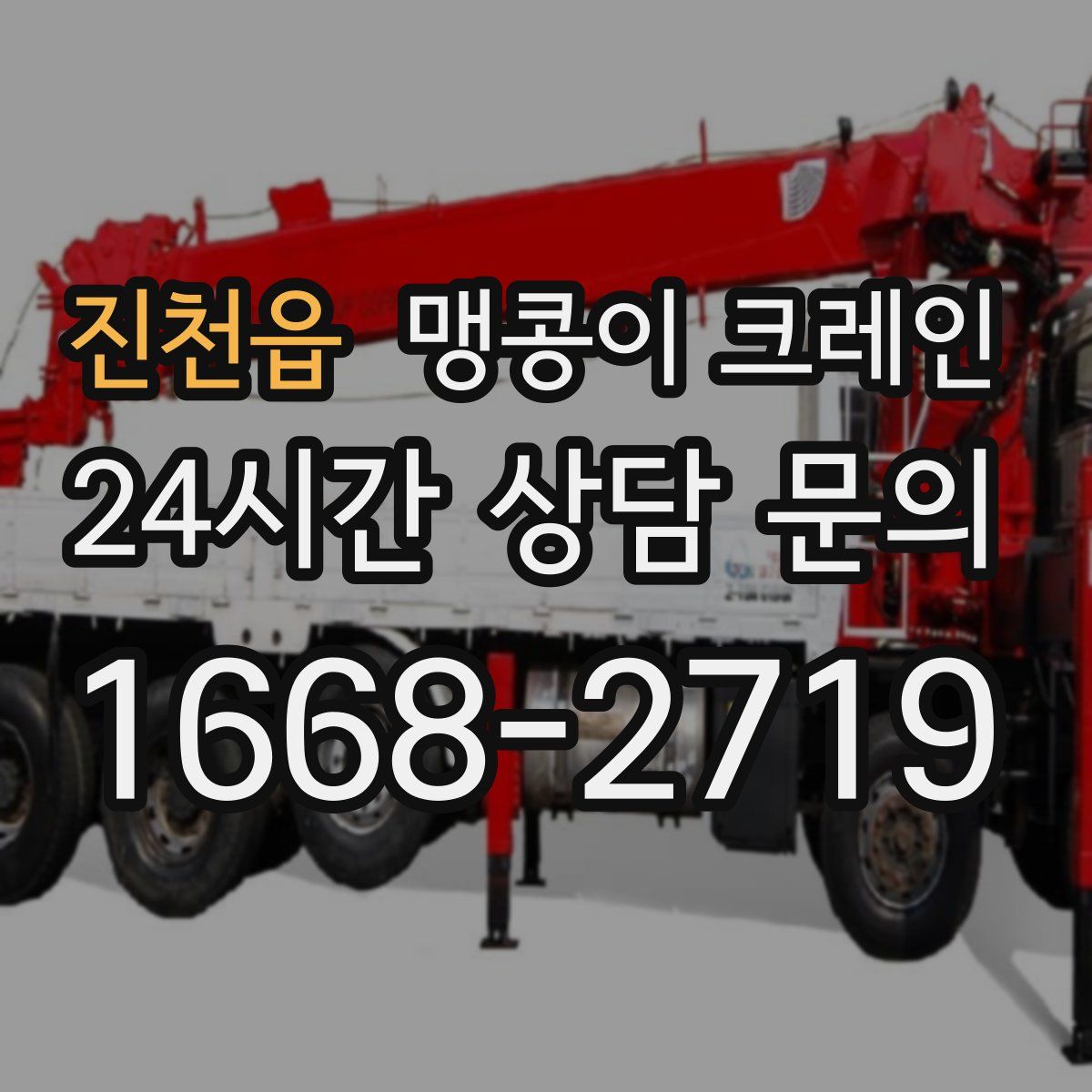 진천읍 맹콩이 크레인