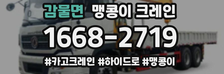 감물면 맹콩이 크레인