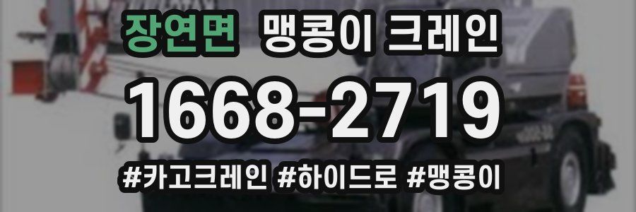 장연면 맹콩이 크레인