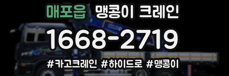 매포읍 맹콩이 크레인