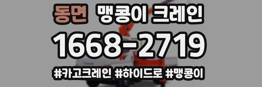 동면 맹콩이 크레인