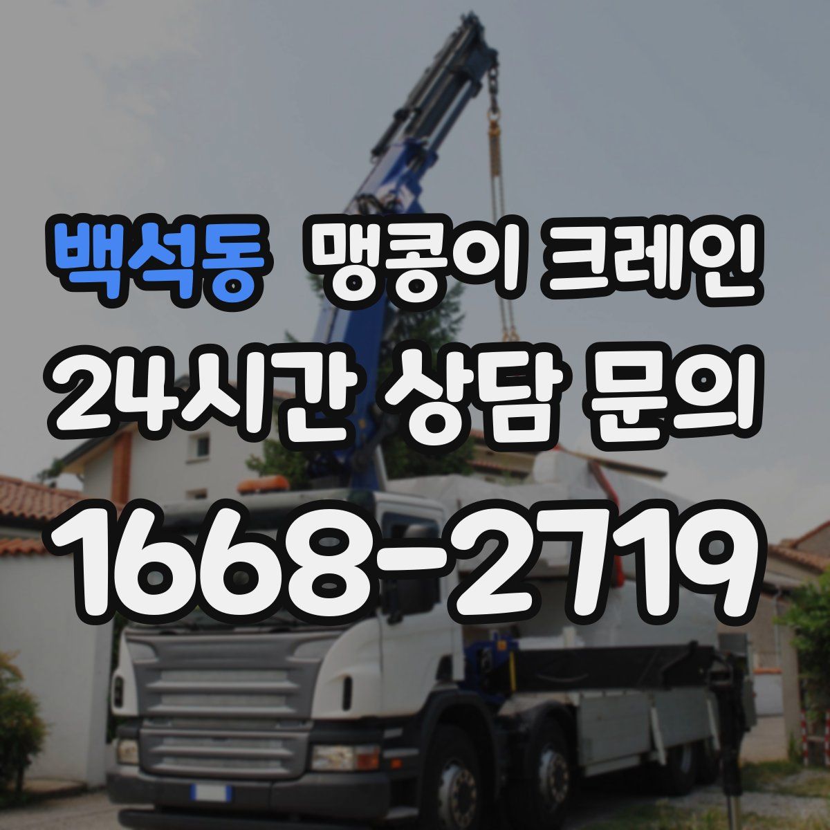 백석동 맹콩이 크레인