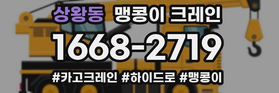 상왕동 맹콩이 크레인