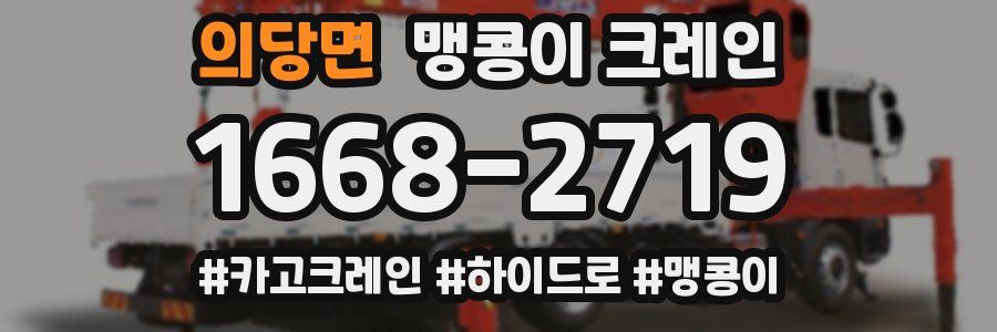 의당면 맹콩이 크레인