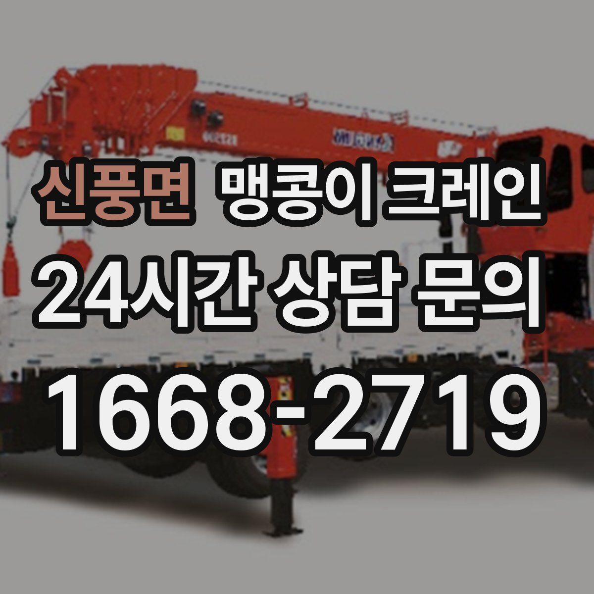 신풍면 맹콩이 크레인