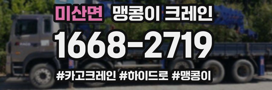 미산면 맹콩이 크레인