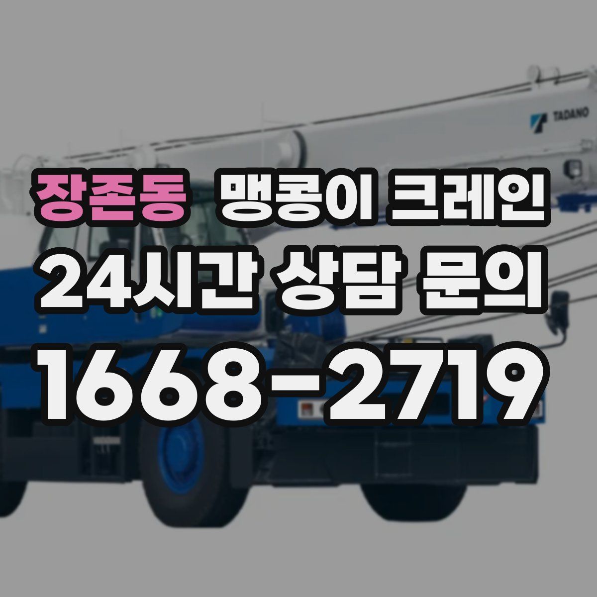 장존동 맹콩이 크레인