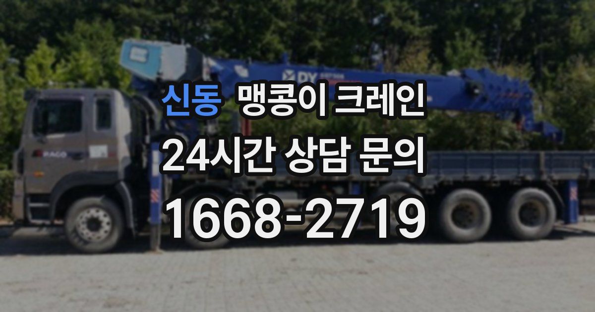 신동 맹콩이 크레인