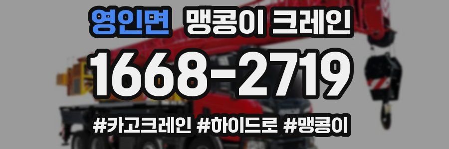 영인면 맹콩이 크레인