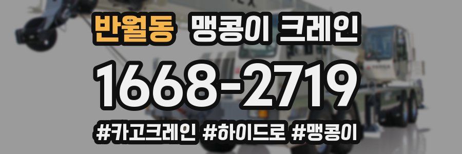 반월동 맹콩이 크레인