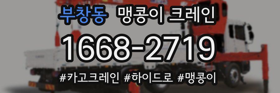 부창동 맹콩이 크레인
