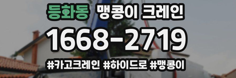 등화동 맹콩이 크레인