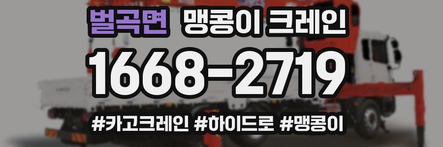 벌곡면 맹콩이 크레인