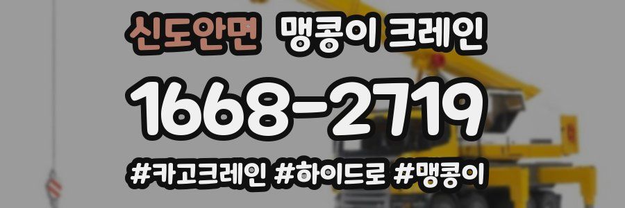 신도안면 맹콩이 크레인