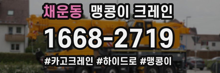 채운동 맹콩이 크레인