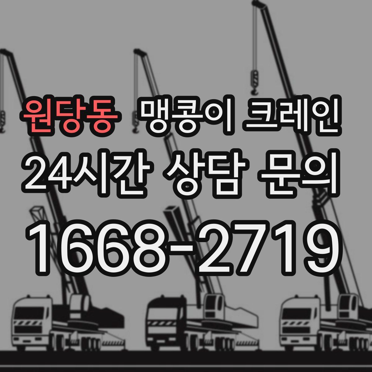 원당동 맹콩이 크레인