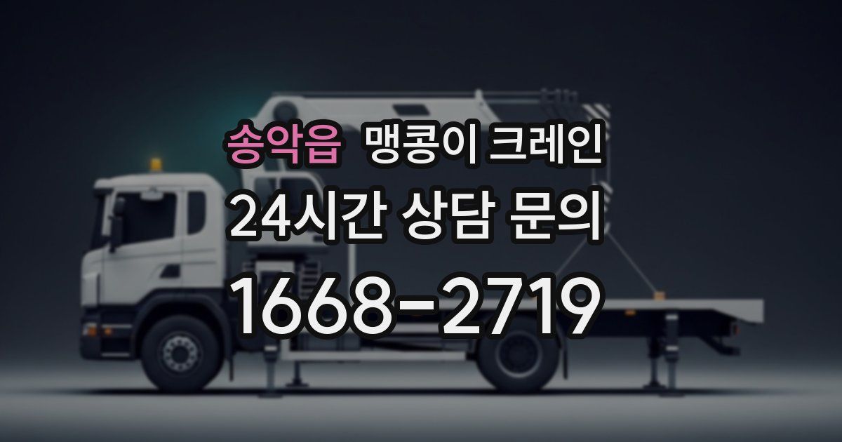 송악읍 맹콩이 크레인