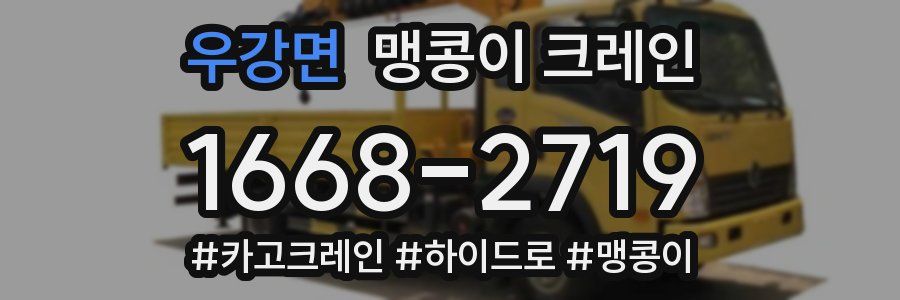 우강면 맹콩이 크레인