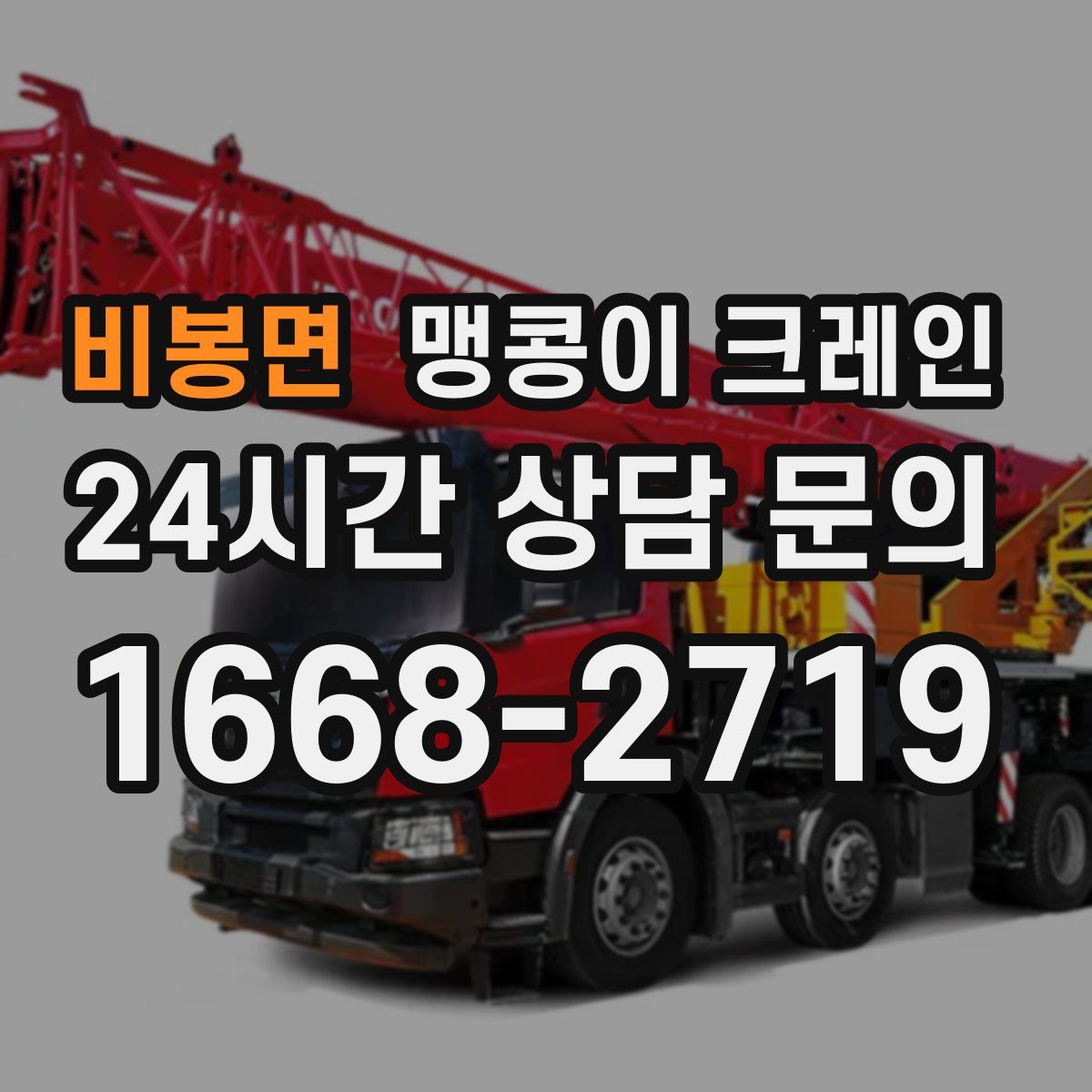 비봉면 맹콩이 크레인