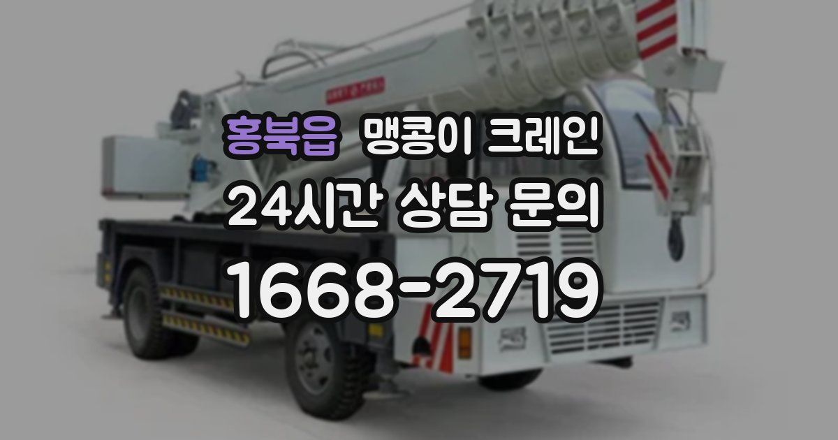 홍북읍 맹콩이 크레인