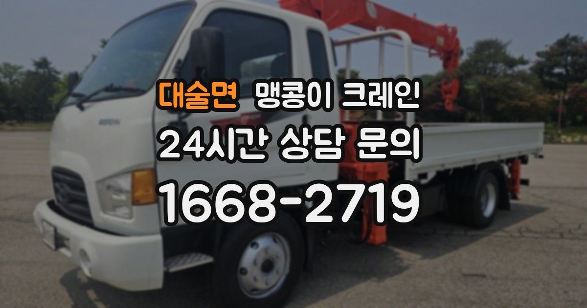 대술면 맹콩이 크레인