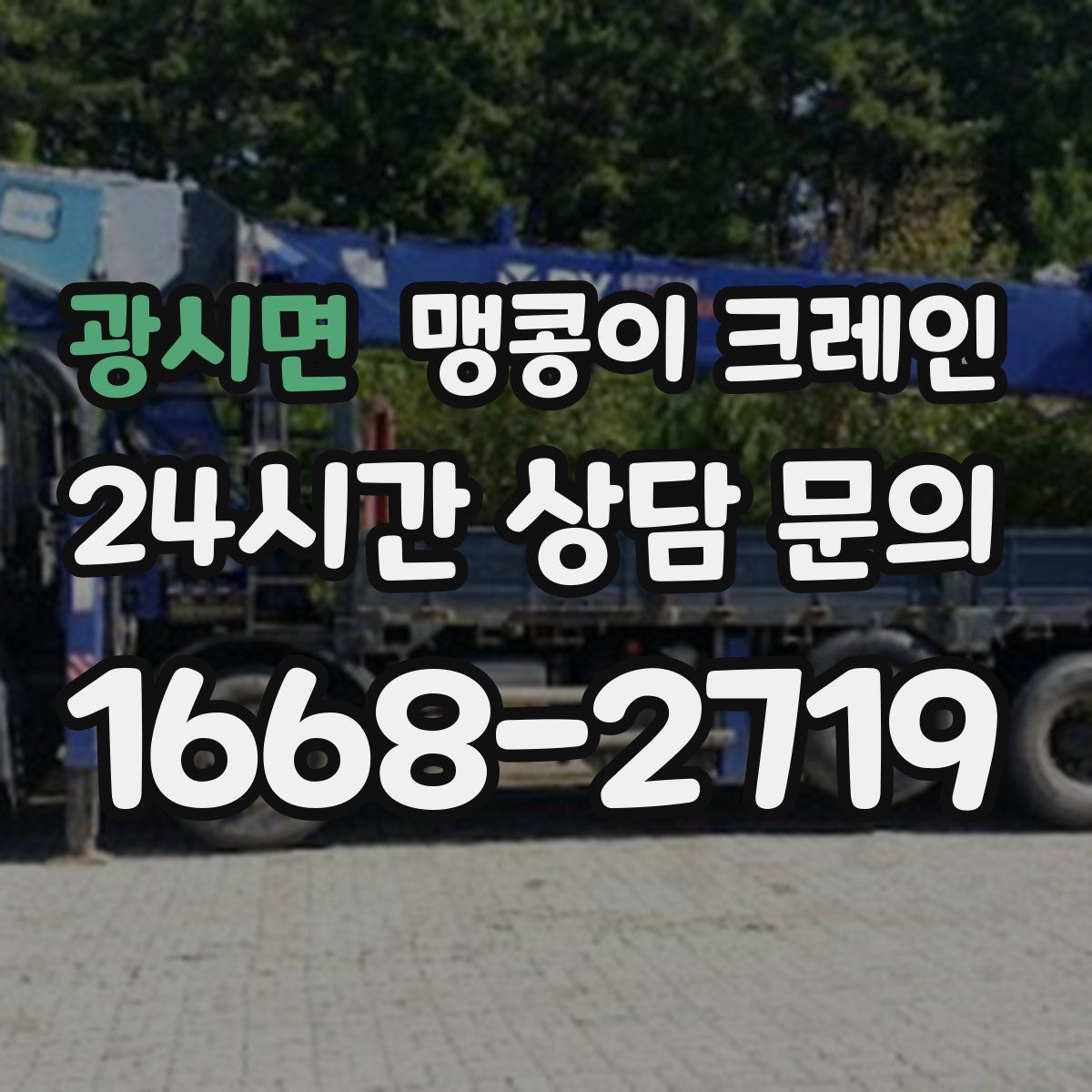 광시면 맹콩이 크레인