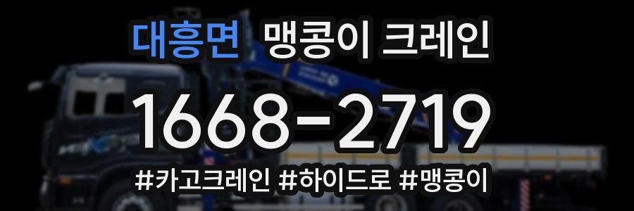 대흥면 맹콩이 크레인