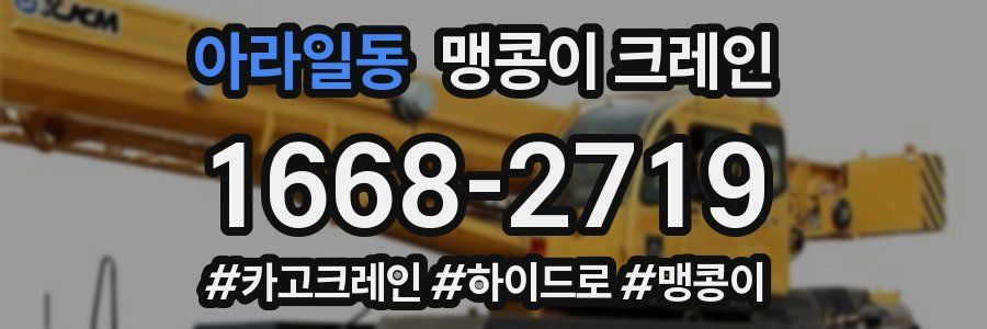 아라일동 맹콩이 크레인
