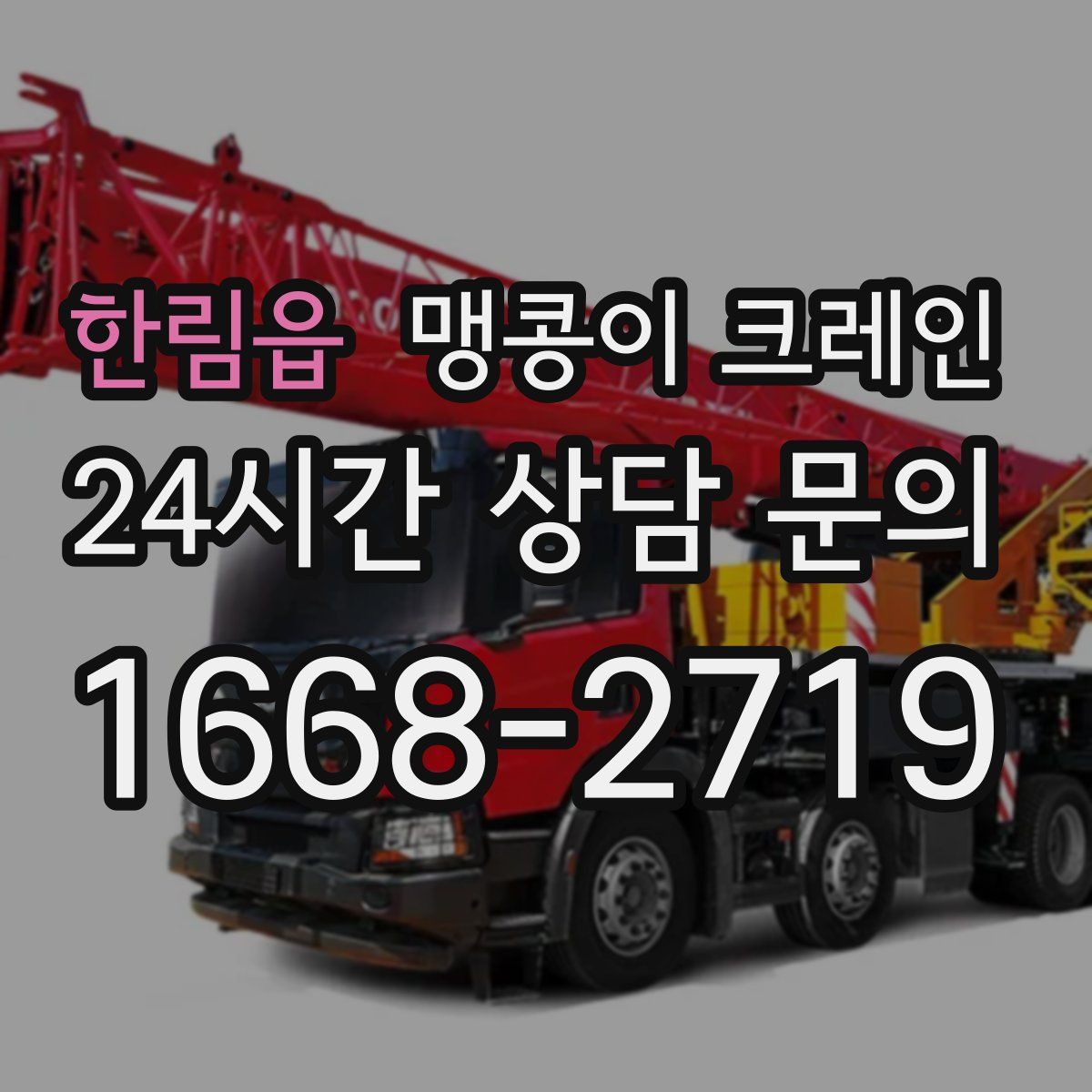 한림읍 맹콩이 크레인