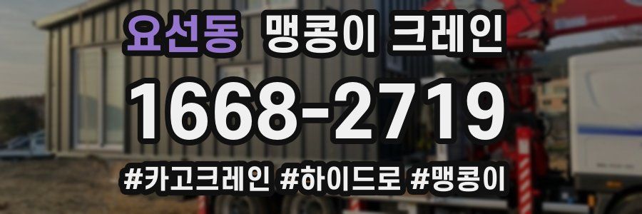 요선동 맹콩이 크레인