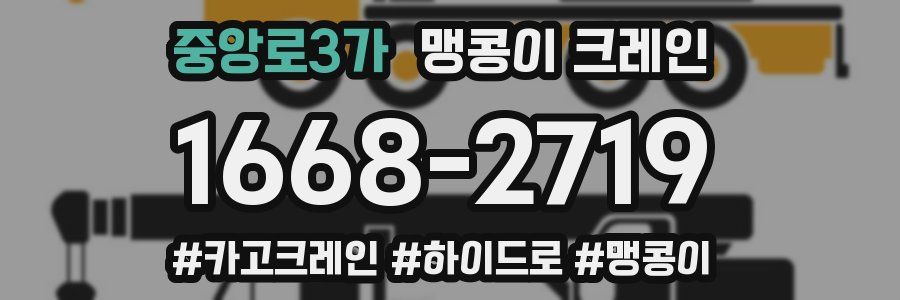 중앙로3가 맹콩이 크레인